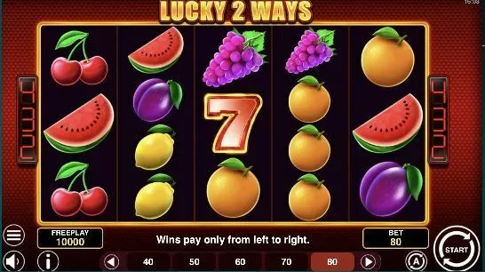 Retro Wins 100 slots Main Screen Reels