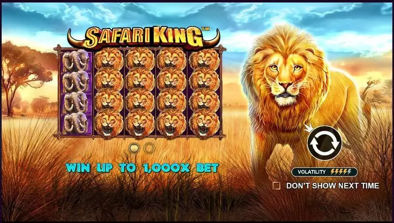 Safari King slots Info and Rules