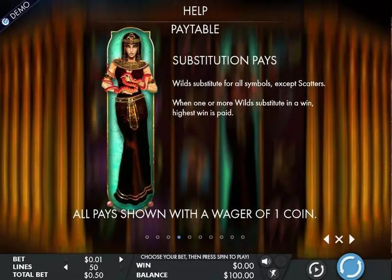 Sahara Queen slots Info and Rules