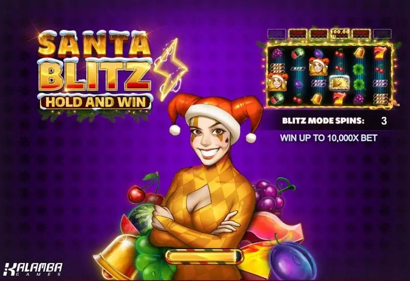 Santa Blitz Hold and Win slots Introduction Screen