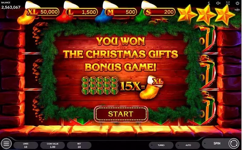 Santa's Gift slots Bonus 1