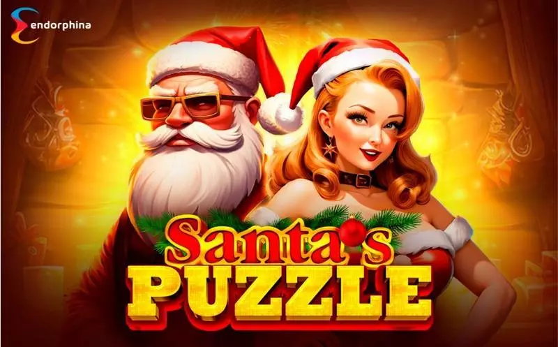 Santa's Puzzle slots Introduction Screen