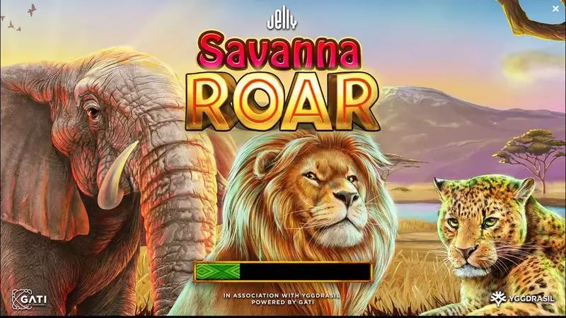 Savanna Roar slots Introduction Screen