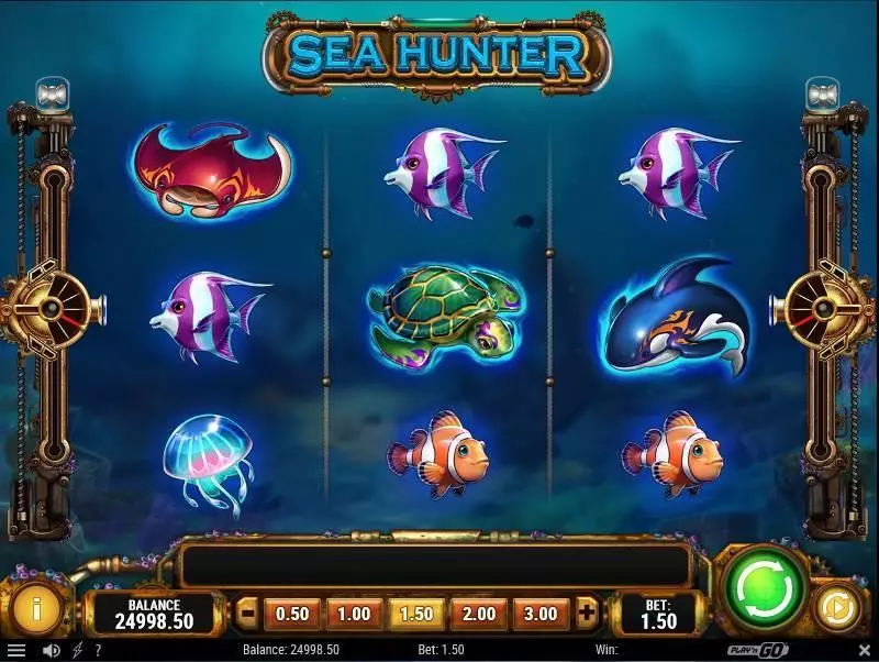 Sea Hunter slots Main Screen Reels