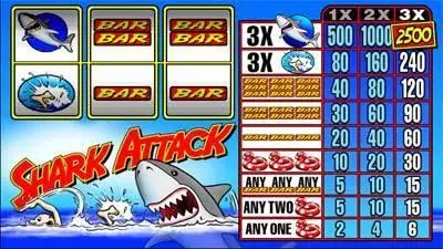 Shark Attack slots Main Screen Reels