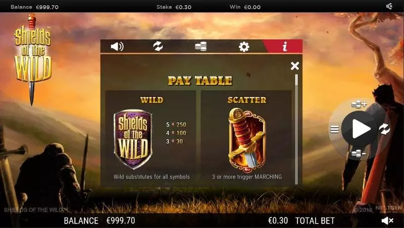 Shields of the Wild  slots Bonus 1