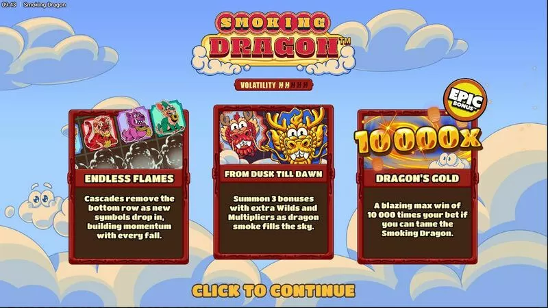 Smoking Dragon slots Info and Rules