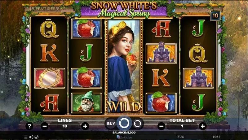Snow White’s Magical Spring slots Main Screen Reels