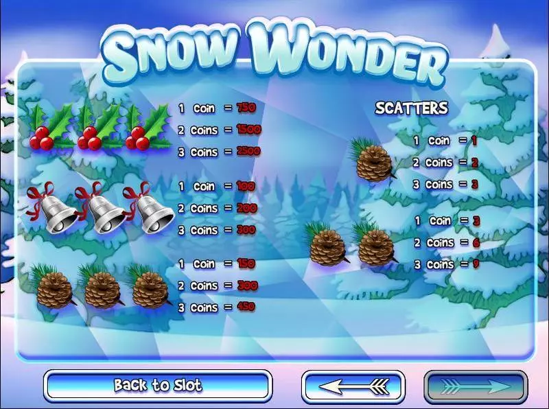 Snow Wonder slots Info and Rules