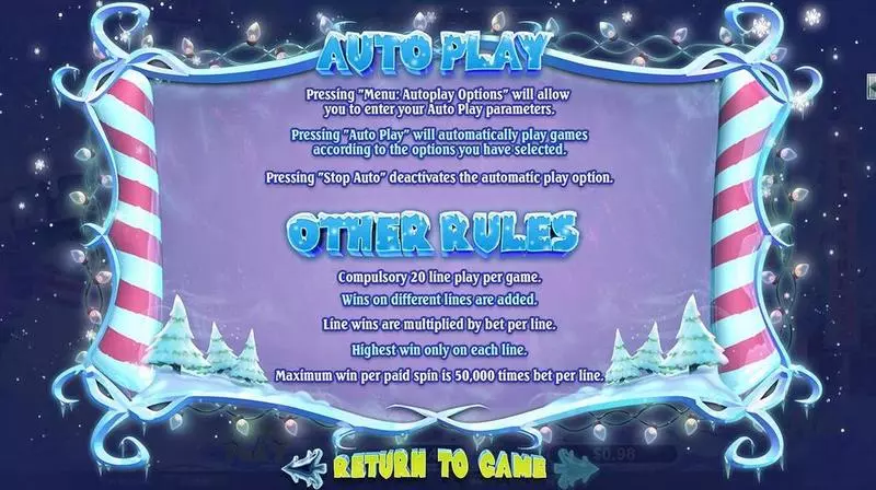 SnowMania slots Info and Rules