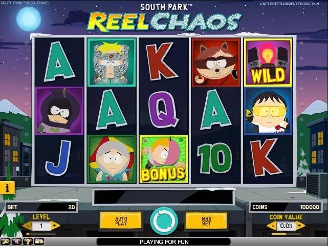 South Park: reel chaos slots Main Screen Reels