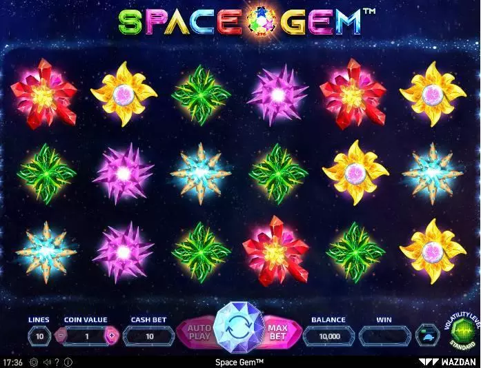 Space Gem slots Main Screen Reels