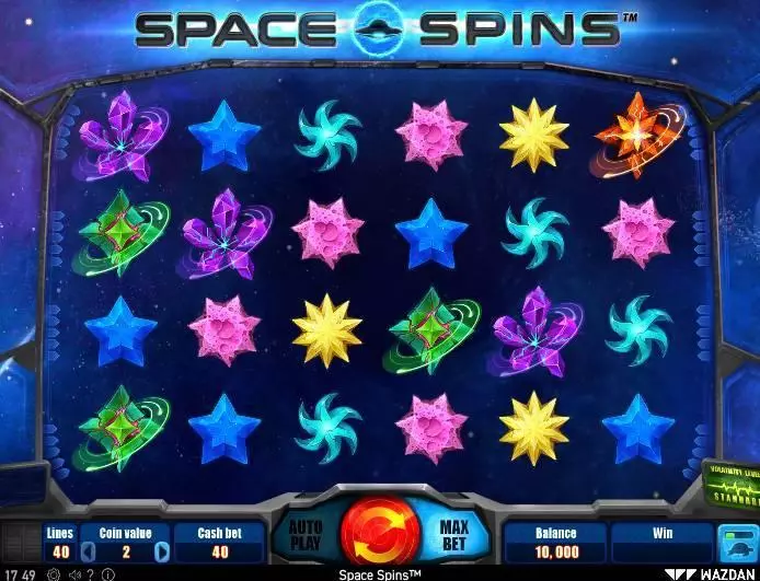 Space Spins slots Main Screen Reels