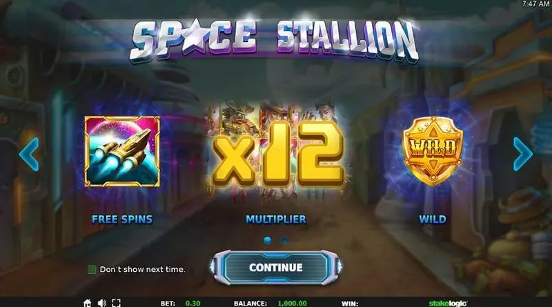Space Stallion slots Info and Rules
