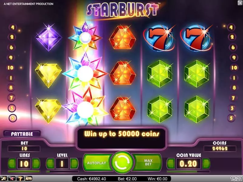 Starburst slots Bonus 1