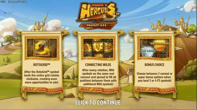 Strength Of Hercules slots Info and Rules