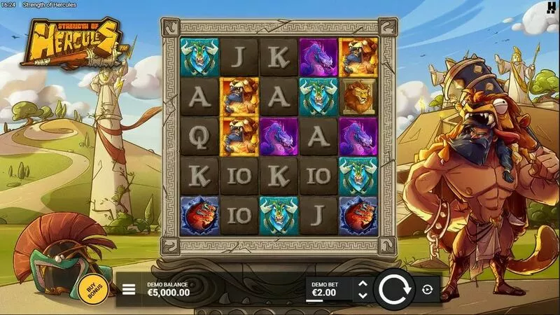Strength Of Hercules slots Main Screen Reels