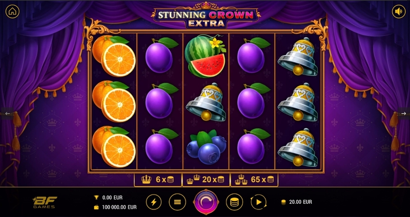 Stunning Crown Extra slots Main Screen Reels