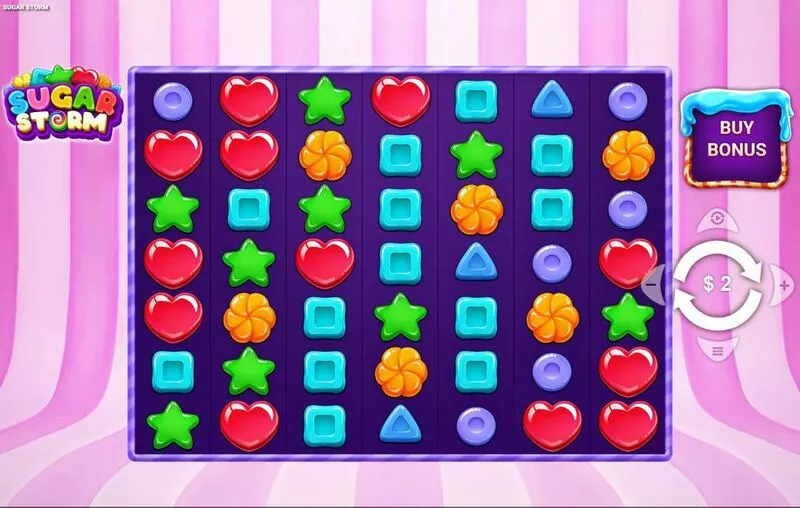 Sugar Storm slots Main Screen Reels