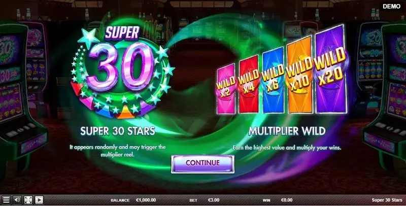 Super 30 Stars slots Info and Rules