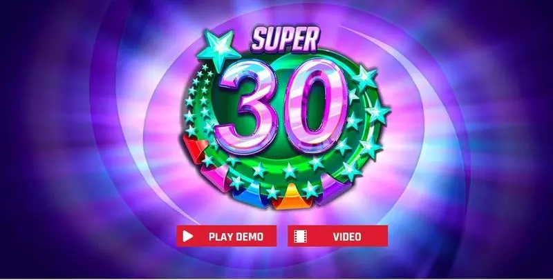 Super 30 Stars slots Introduction Screen