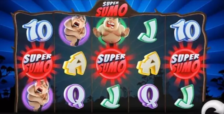 Super Sumo slots Main Screen Reels