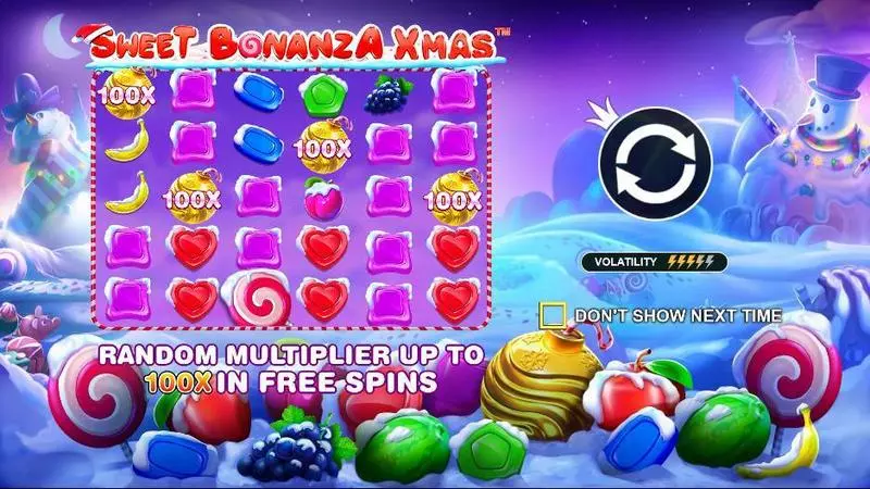 Sweet Bonanza Xmas slots Info and Rules