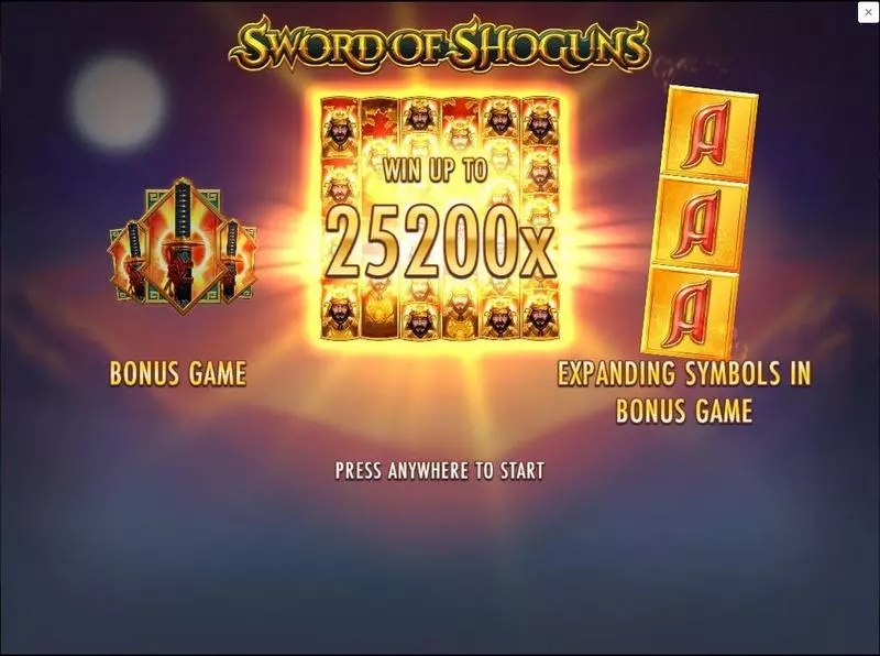 Sword Of Shoguns slots Bonus 1