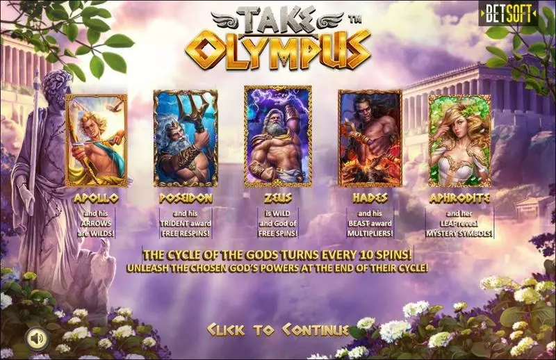 Take Olympus slots Info and Rules
