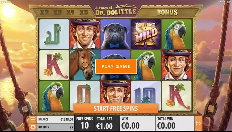 Tales of Dr. Dolittle slots Main Screen Reels