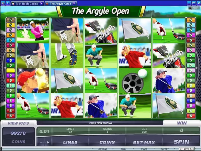 The Argyle Open slots Main Screen Reels