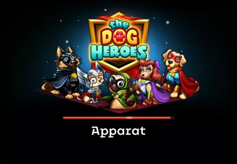 The Dog Heroes slots Introduction Screen