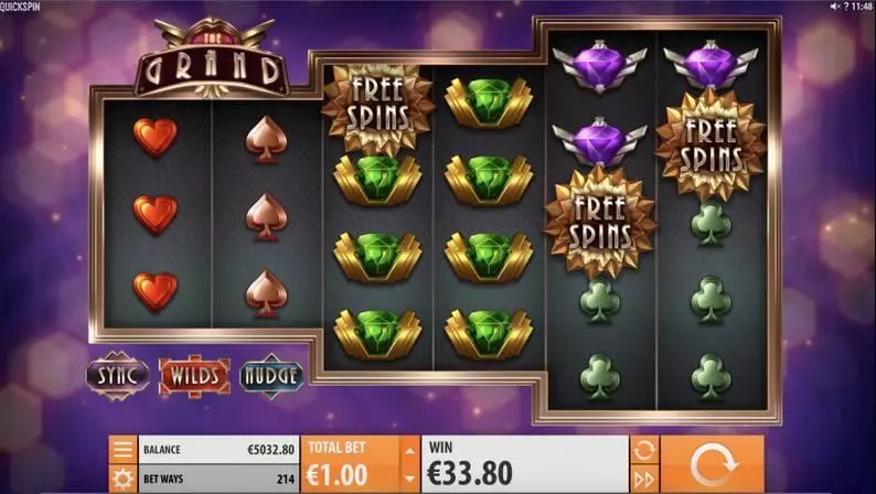 The Grand slots Free Spins Feature