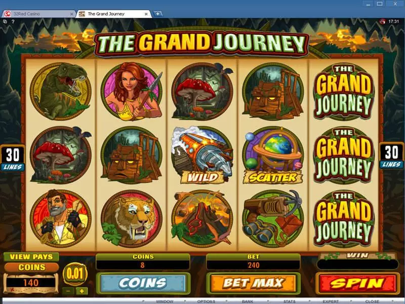 The Grand Journey slots Main Screen Reels