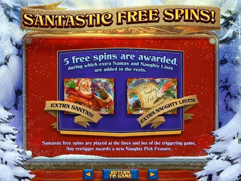 The Naughty List slots Info and Rules