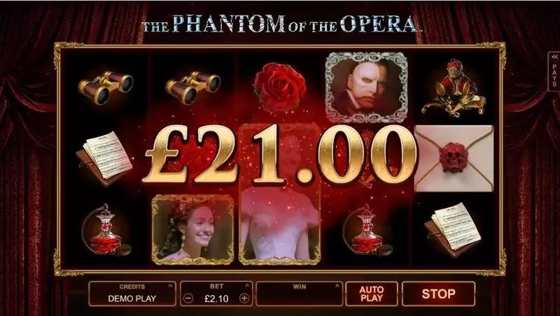 The Phantom of the Opera slots Bonus 1