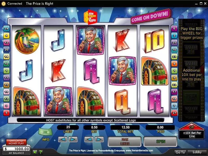 The Price Is Right slots Main Screen Reels