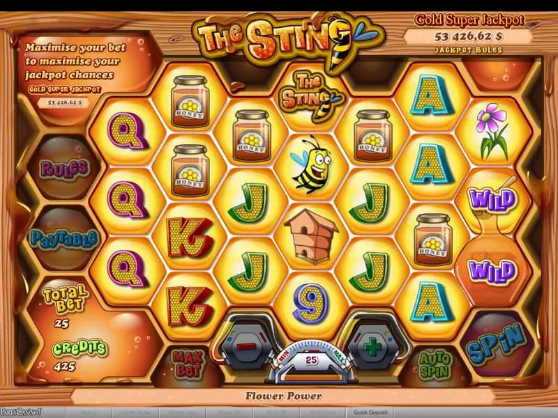 The Sting slots Bonus 1