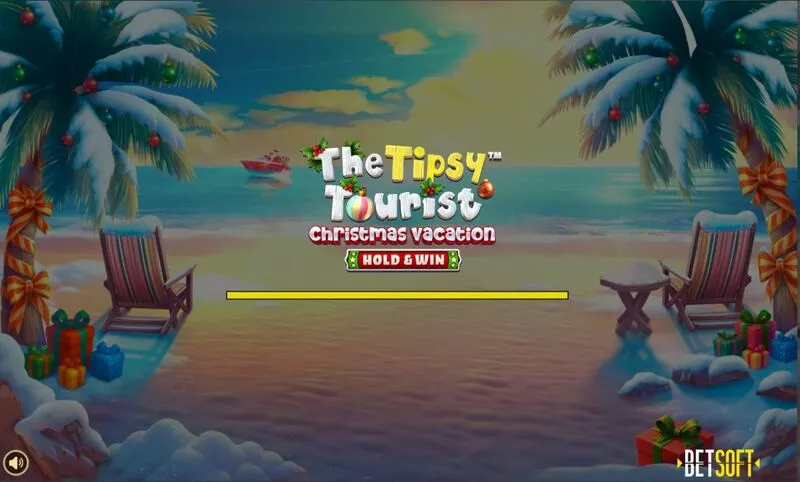 The Tipsy Tourist - Christmas Vacation slots Introduction Screen