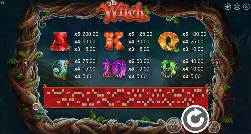 The Witch slots Bonus 1