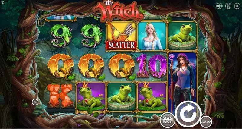 The Witch slots Main Screen Reels