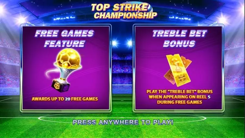 Top Strike Championship slots Info and Rules