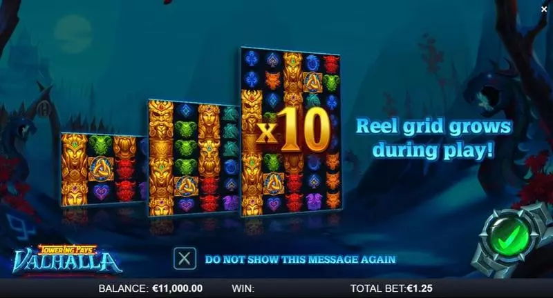 Towering Pays Valhalla slots Info and Rules