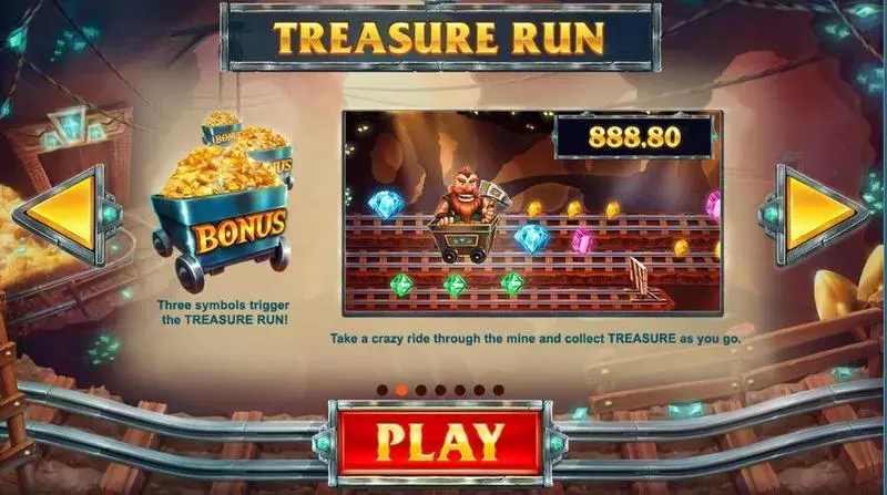 Treasure Mine slots Bonus 1