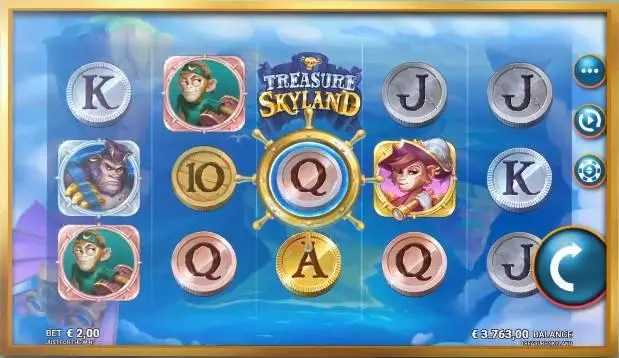 Treasure Skyland slots Main Screen Reels