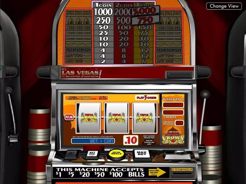 Triple Crown slots Introduction Screen