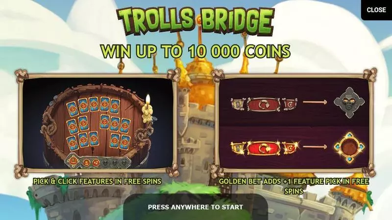 Trolls Bridge slots Bonus 1