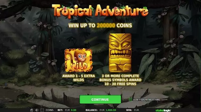 Tropical Adventure slots Free Spins Feature