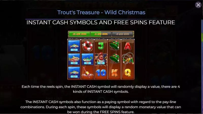 Trout’s Treasure – Wild Christmas slots Free Spins Feature