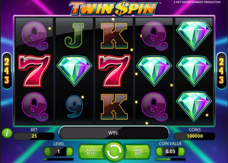 Twin Spin slots Main Screen Reels